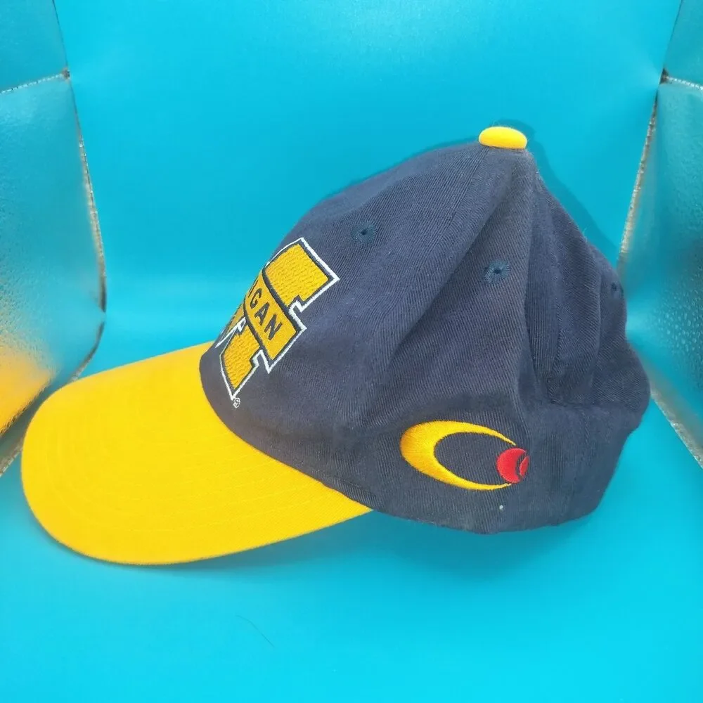 Michigan Hat Cayman Snapback Men's One Size Fits All Navy Yellow